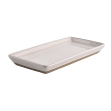 Load image into Gallery viewer, Cream Stoneware Tray