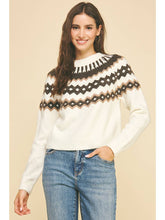 Load image into Gallery viewer, Vintage Geometric Sweater