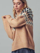 Load image into Gallery viewer, Fair Isle Knit Turtleneck