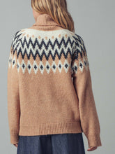 Load image into Gallery viewer, Fair Isle Knit Turtleneck