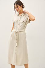 Load image into Gallery viewer, Button Up Midi Dress