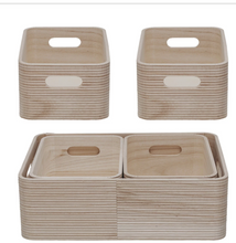Load image into Gallery viewer, Paulownia Wood Nesting Container