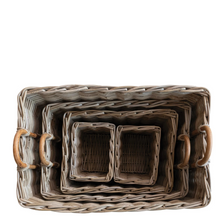 Load image into Gallery viewer, Rattan Trunk w/Handle Basket