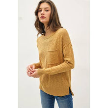 Load image into Gallery viewer, Slub Yarn Sweater