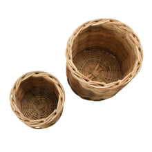 Load image into Gallery viewer, Round Wicker Pot