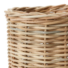 Load image into Gallery viewer, Round Wicker Pot