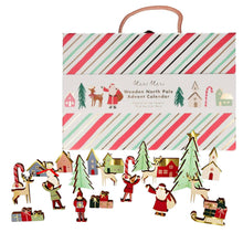 Load image into Gallery viewer, Festive Wooden Advent Calendar