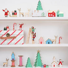 Load image into Gallery viewer, Festive Wooden Advent Calendar