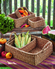 Load image into Gallery viewer, Seagrass Rect Basket
