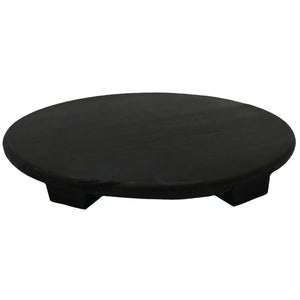 Black Wood Pedestal