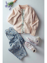 Load image into Gallery viewer, Floral Trim Cardigan
