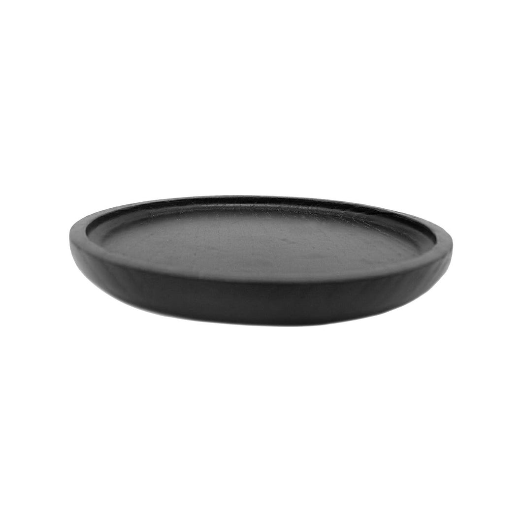 Black Round Tray