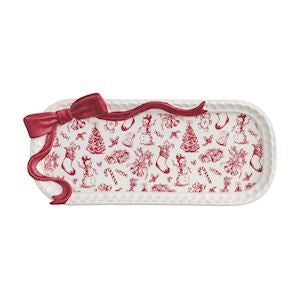 Bow Toile Plate