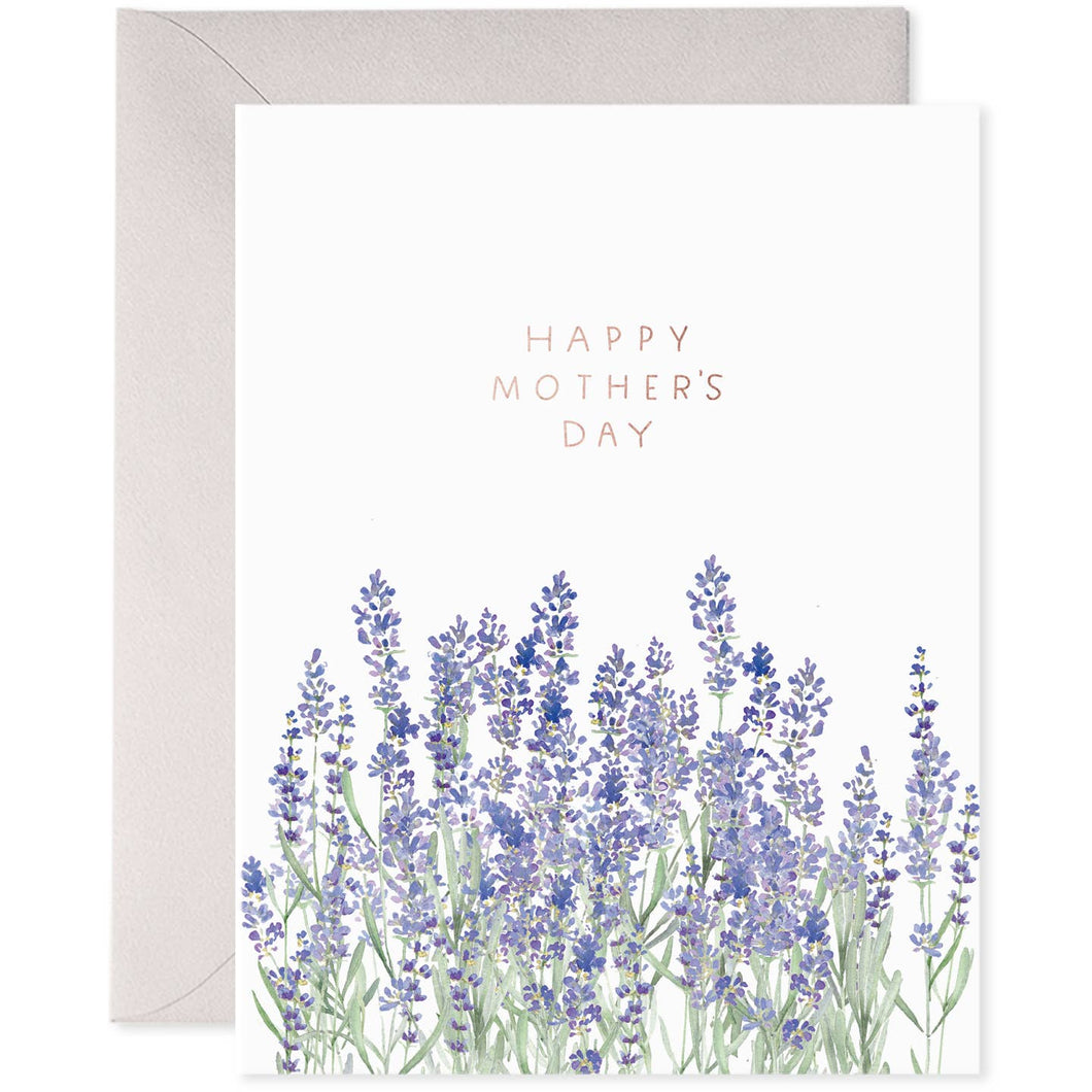 Mother's Day Lavender Greeting Card