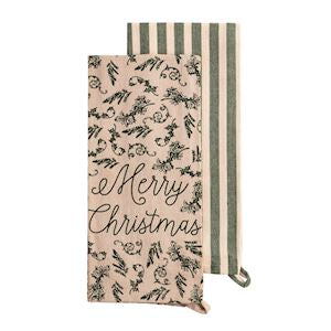 Vine Xmas Towel Set