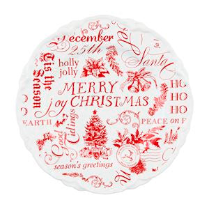 Holiday Dessert Plate