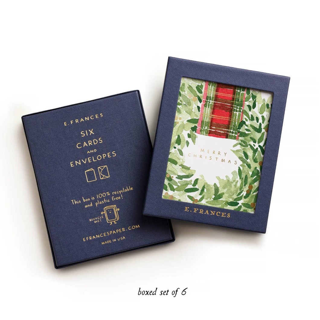 Ribbon Wreath Boxed Cards