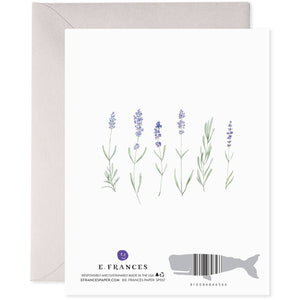 Mother's Day Lavender Greeting Card