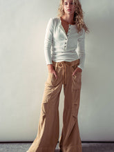 Load image into Gallery viewer, Ribbed Henley Long Sleeve Top
