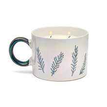 Load image into Gallery viewer, Cypress &amp; Fir White Mug Candle
