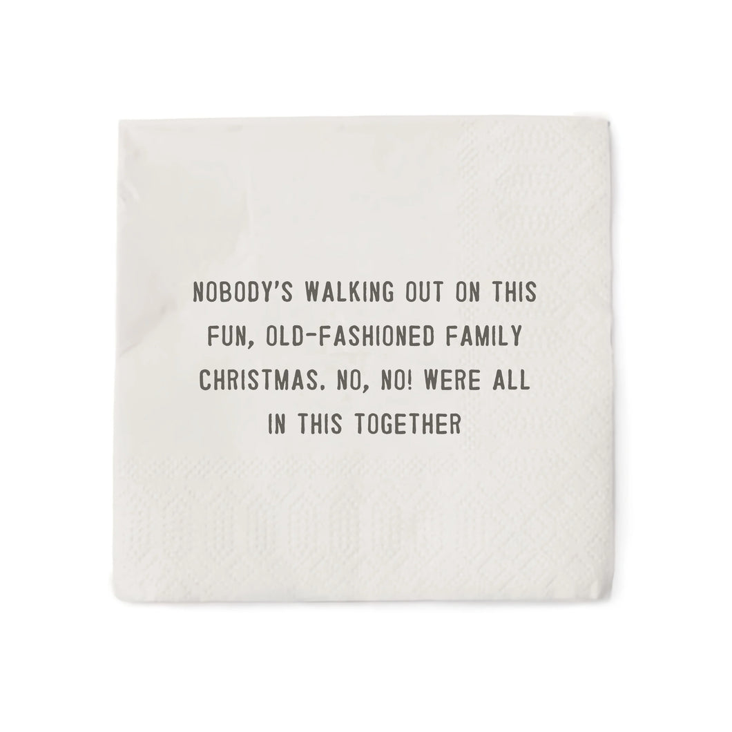 Holiday Quotes Cocktail Napkins