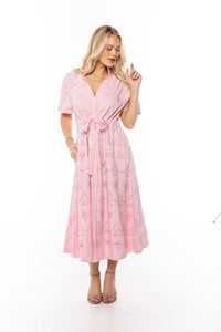 Bria Dress, White eyelet