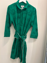 Load image into Gallery viewer, Arden Green Eyelet Dress
