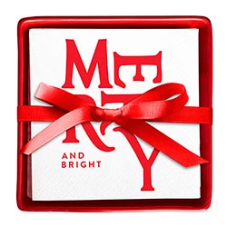 Napkin Set Merry Bright