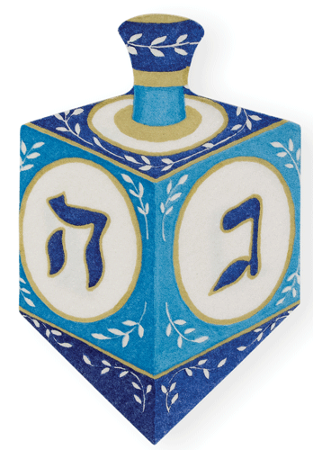 Dreidel Napkin