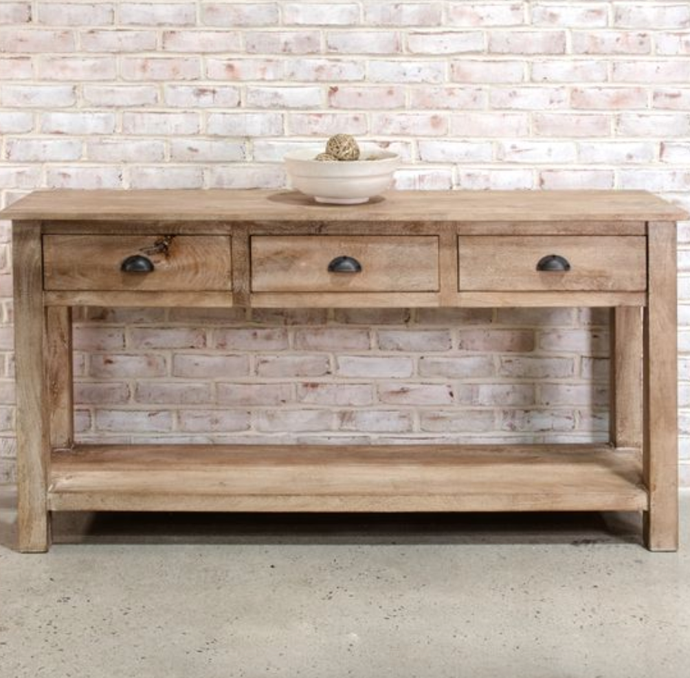 DRAWER CONSOLE TABLE