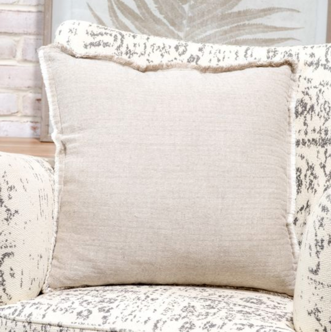 BEIGE COTTON PILLOW