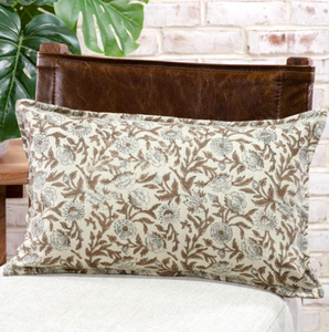 FLORAL PATTERN PILLOW