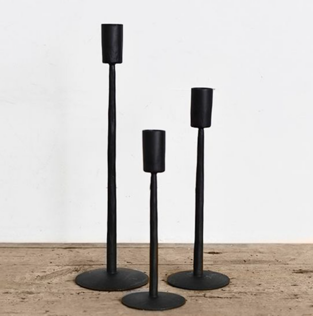Black Metal Candle Holder