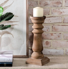 Load image into Gallery viewer, Wood Candle Holder
