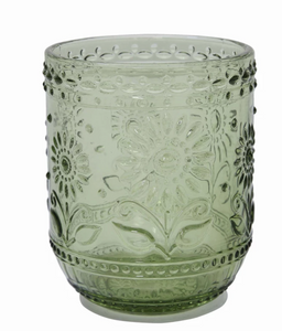 Embossed Drinking Glass