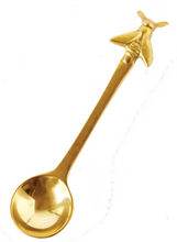 Load image into Gallery viewer, Brass Spoon w/Bee
