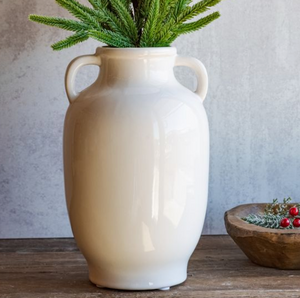 WHITE GLAZE VASE