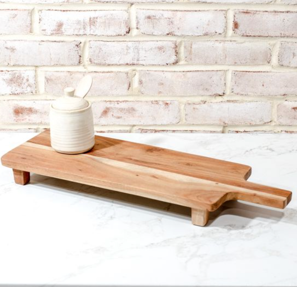 FOOTED SERVING BOARD