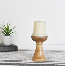 Load image into Gallery viewer, Wood Marble Pillar
