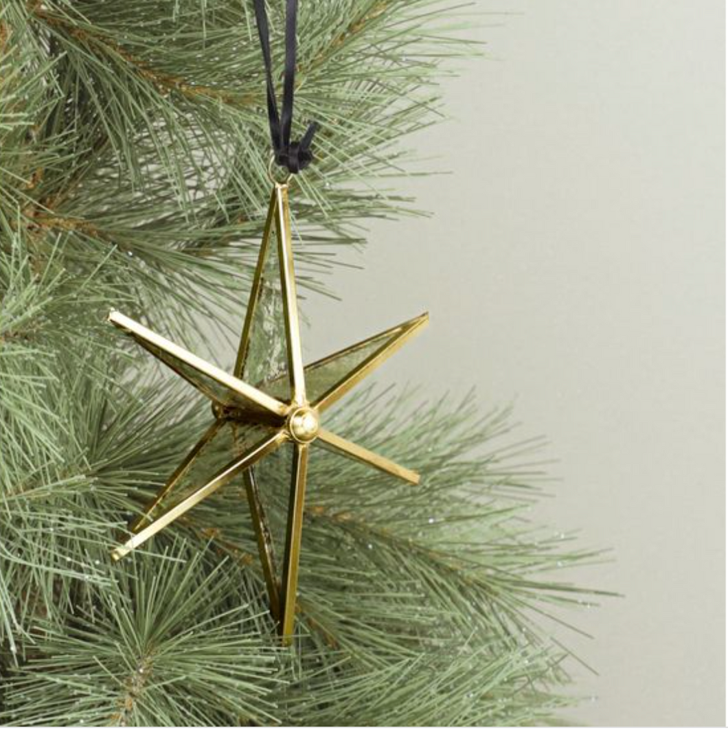 Glass Hanging Star
