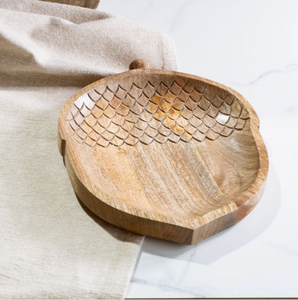 Wooden Acorn Platter