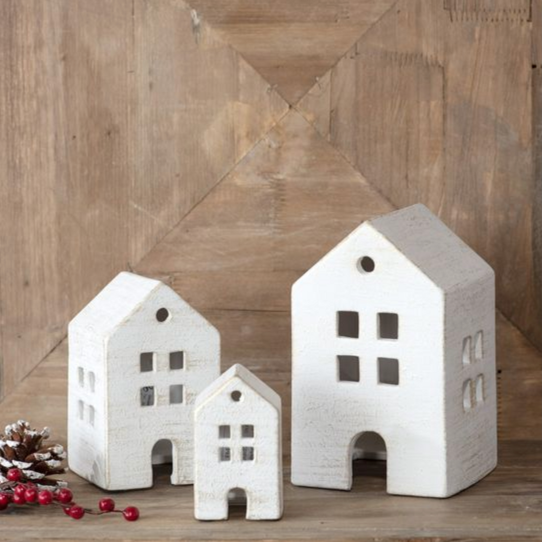 White Gold Brush Houses