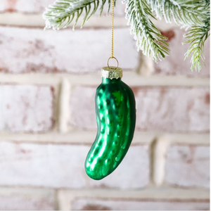 Glass Pickle Ornament