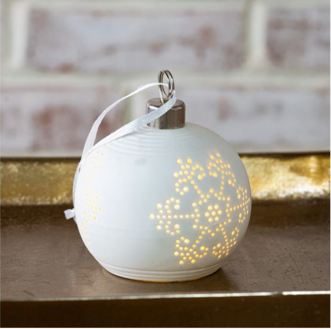 Snowflake Ball Ornament