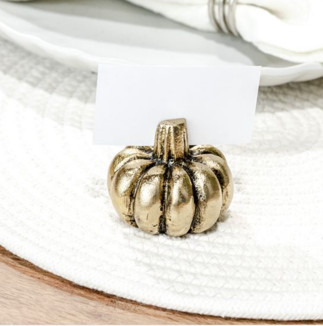 Pumpkin Place Card Holder