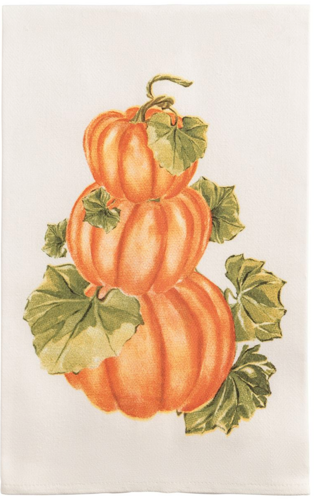 Stacked Pumpkin Towel