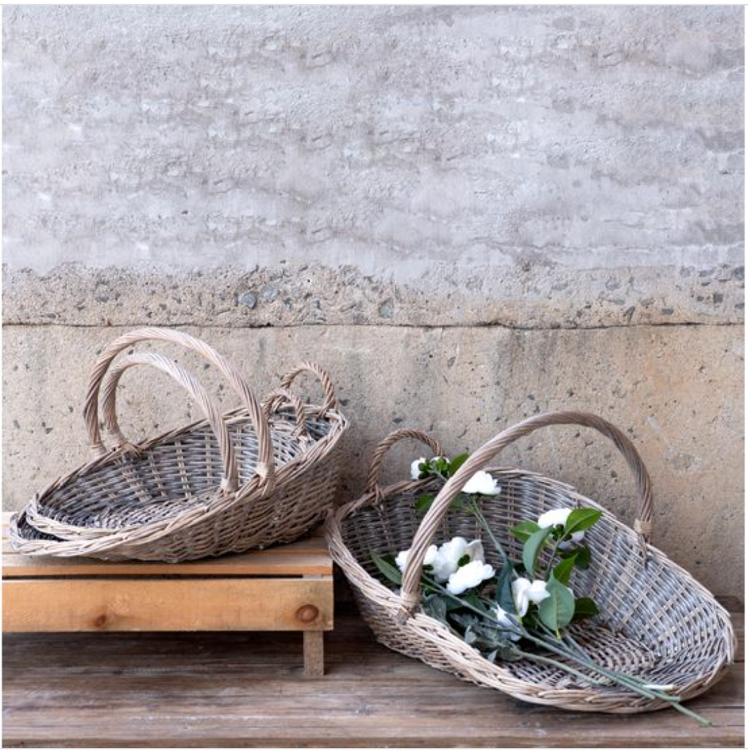 French Willow Garden Basket