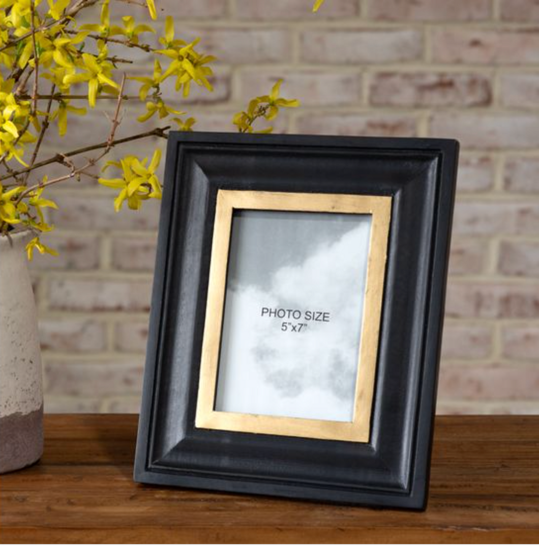 Black Wood Photo Frame