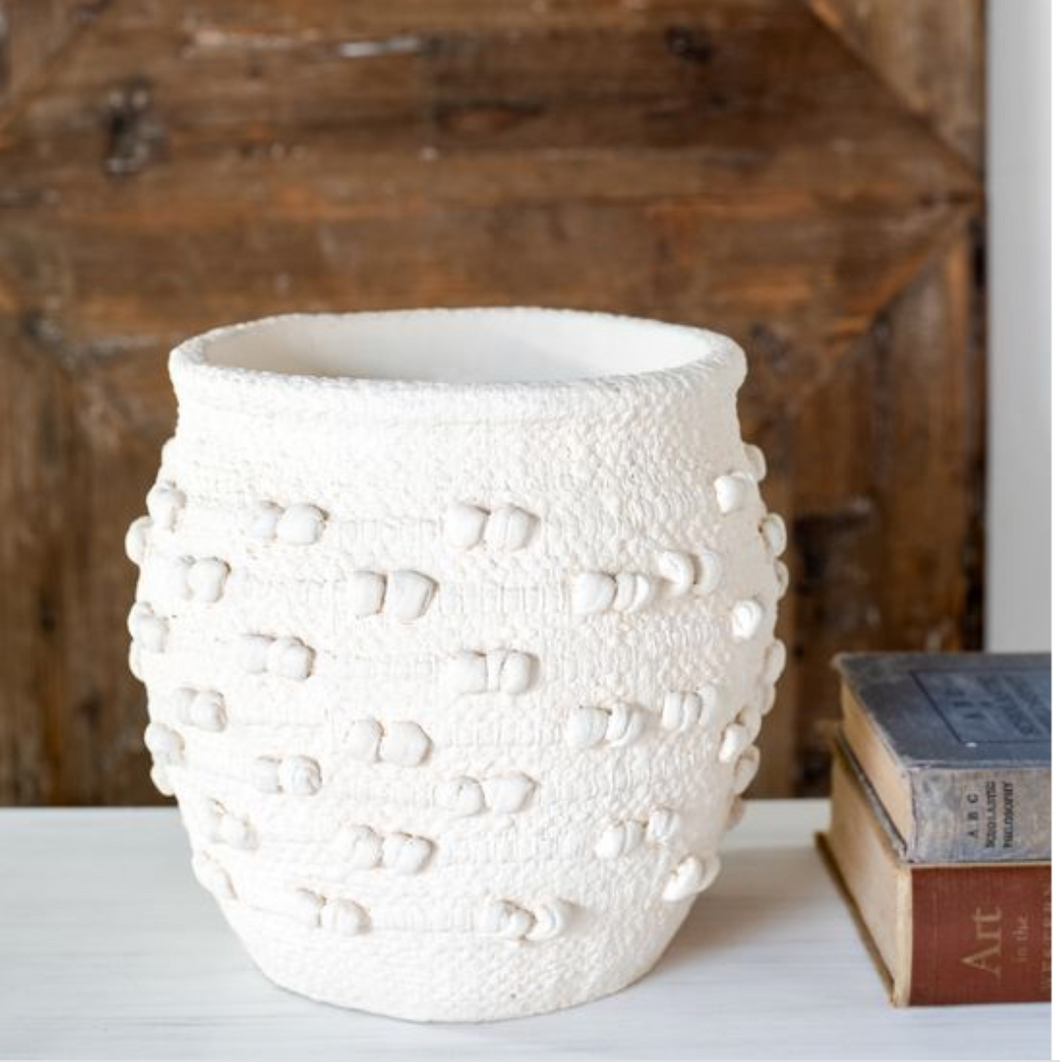 White Knot Vase