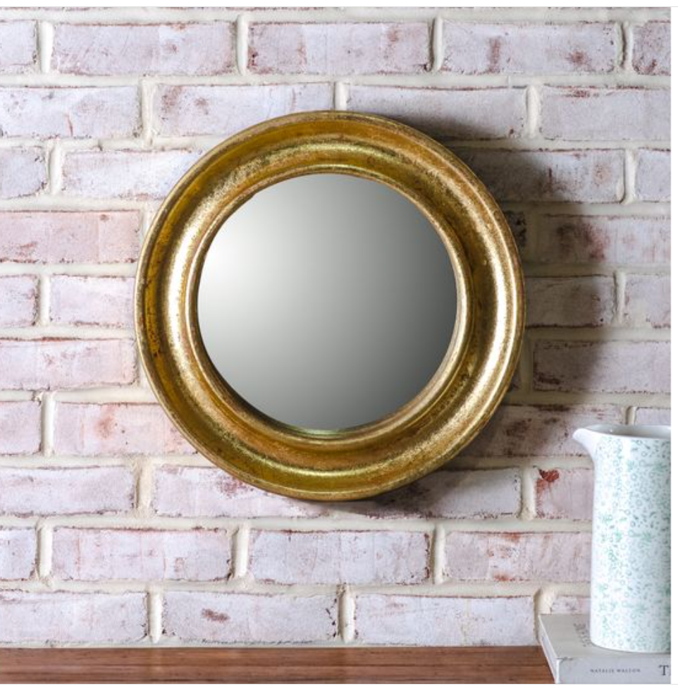 Round Gold Mirror 16